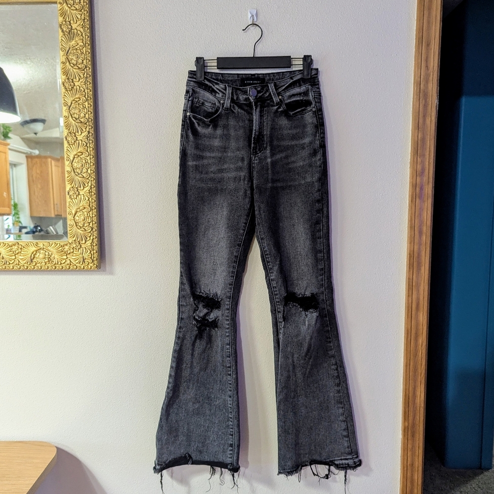 Risen Bell Bottom Jeans
